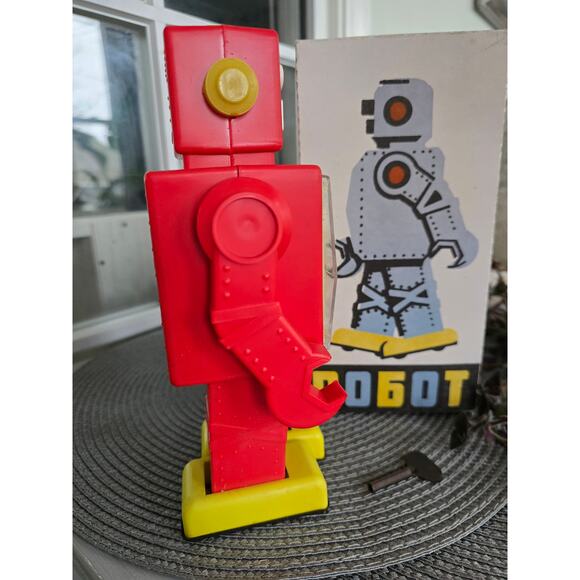 Vintage Rare Old RUSSIAN USSR Robot Space Toy Wind Up Soviet Union POGOT w/ Key - Picture 12 of 12